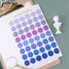 Pegatinas de puntos coloridas estilo Ins en tonos Morandi y tierra, pegatinas de sellado, accesorios para agendas, pegatinas para tarjetas, pegatinas para fotos