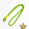 Estilo Ins Corda Curta Trançada Cordão para Celular Chaveiro Colorido Candy Corda Artesanal Unissex Pulso Cordão Anti-Perda Removível