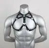 Atuendo de Performance de Street Dance Transfronterizo con Chaleco Punk, Ropa Interior Sexy Elástica para Hombre Bondage