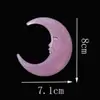 Pegatinas de Pared Luminosas de Estrella de 3 cm y Luna de 8 cm Pegatinas Fluorescentes Brillantes Tridimensionales para Decoración de Habitación Infantil Pegatinas Luminosas Transfronterizas para Refrigerador