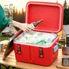 Caixa de isolamento de aço inoxidável aquecedor de alimentos cooler externo camping portátil carro recipiente de isolamento comercial
