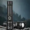 Linterna de Luz Fuerte Xhp160 para Productos Nuevos Transfronterizos Tipo-C con Función de Memoria Linterna de Luz Fuerte P50 de Largo Alcance