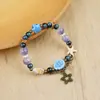 Pulseira de Cerâmica com Design Exclusivo, Sensação de Luxo, Doce e Versátil, Artística, Simples, Fresca, Pulseira da Série Oceano para Mulheres