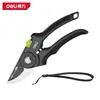 Tesoura para Colheita de Frutas Deli Garden, Tesoura de Jardinagem, Tesoura de Poda Antiderrapante Teflon Dupla Face DL-YL0003