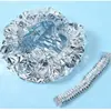 Gorro de Papel de Aluminio Salón de Belleza Baño Temperatura Constante Evaporación Engrosado Desechable Gorro de Ducha Cuidado del Cabello Papel de Aluminio Mascarilla Capilar