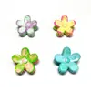 Pinza para el cabello de flor de plumeria degradada dulce para mujer, personalizada por el fabricante, moda de alta gama, pinza para el cabello creativa, pinza para el cabello de flor