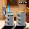 Encendedor de Metal de Inyección Directa Creativo Personalizado Encendedor Inflable a Prueba de Viento Tendencia Nacional para Hombres Encendedor de Cigarrillos Genial Venta al por Mayor