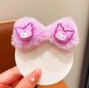 Meninas peludas orelhas de gato grampo de cabelo grampo de cabelo infantil menina coolomi pequeno grampo de cabelo bebê de pelúcia franja clipe acessórios para o cabelo