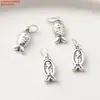 Acessórios de Prata Esterlina Prata Pura 999 Disco Voador Vajra Pilão Botão Espaçador Contas Contas Cilindro Acessórios Retrô 3D Prata Dura Material DIY