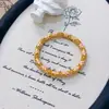 Pulsera de Filigrana Calada Flor de Durazno Esmaltada Antigua Mismo Estilo de Tienda de Oro Pulsera Flor Morada Dorada Regalo de Alta Gama para Novia