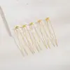 Clip en forma de U para el cabello al por mayor de fábrica pinza para el cabello tocado de novia herramienta para el cabello accesorios para el cabello bandeja de cinturón dorado clip en forma de U