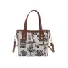 Bolso de Moda Estilo Chino con Gran Capacidad, Nuevo Versátil Lona para Viajes Diarios Bolso de Hombro Tote para Mujer Primavera y Verano 2026