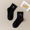 Calcetines infantiles transfronterizos tipo calcetines de tubo con lazo de diamante, calcetines lindos para bebés, otoño e invierno al por mayor