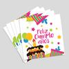 Traje de fiesta de cumpleaños español transfronterizo al por mayor vela cumpleaños de niños plato de papel desechable vaso de papel paquete