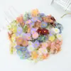 Cadena de Flores Artificiales Crisantemo Phoenopsis para Decoración del Hogar Kit de Materiales DIY, Materiales para Caja de Flores, Adornos para el Cabello de Flores de Seda, Haciendo 5 Margaritas Pequeñas