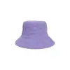 Sombrero de Pescador de Pana Doble Cara con Logo, Bordado e Impresión Personalizables, Sombrero de Sol de Color Sólido para Exteriores de Otoño e Invierno al por Mayor con Copa Plana