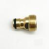 Conector de pezón de cobre plateado de aluminio directo de fábrica 3/4 conector de pezón conector de pezón de conexión inferior para pistola de agua