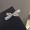 Grampo de Franja Brilhante de Strass de Alta Qualidade para Meninas, Presilha de Cabelo de Cristal de Imitação, Grampo de Cabelo, Grampo de Cabelo Quebrado, Presilha Bico de Pato, Acessórios de Cabelo