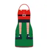 Nuevo Delantal Navideño Transfronterizo, Impermeable y a Prueba de Aceite, Delantal Decorativo Navideño Creativo y Original, Venta al por Mayor a partir de una Pieza