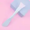 Brocha de silicona para mascarilla facial, cepillo doble para lavar la nariz, cepillo de maquillaje de doble propósito de cerdas suaves, aplicador de brocha para mascarilla facial de barro, belleza belleza maquillaje