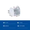 Base de fijación de barandilla de acero galvanizado para barandilla de balcón y pasamanos de escalera, conector de asiento en ángulo, dos paquetes de clips, tres paquetes de clips