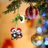 Los Pesadilla Antes de Navidad Adornos para Árbol de Navidad Decoraciones Navideñas Transfronterizas Colgantes Planos Acrílicos Decoraciones Interiores Más Vendidas