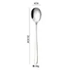 Colher Estilo Coreano Colher de Aço Inoxidável 304 Colher Espessa para Misturar Colher de Gelo Colher de Café Colher de Jantar Doméstica Colher de Sobremesa