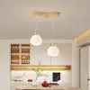 Lámpara de araña estilo crema para restaurante, mesa de bar, mesa de comedor, sala de estar, dormitorio principal, luz de techo, nuevo modelo 2025, arte minimalista moderno