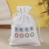 Bolsas Creativas de Dulces para Regalo de Graduación con Cierre de Cordón DIY Hermosas Palabras Bolsas Pequeñas de Tela Bolsas de Empaque para Recuerdos