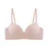 Lencería sin costuras para mujeres con senos pequeños, Push-Up, Reducción secundaria del busto, Anticaída, Fino de verano, Sujetador de una pieza sin aros, Brillante