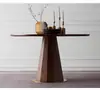 Suporte de perna de mesa redonda pernas de mesa de madeira maciça mesa de jantar base de mármore forma irregular cilíndrica pernas de mesa de toco de madeira maciça cônico chinês