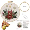 Kit de Bordado de Navidad Original DIY Paquete de Materiales Hechos a Mano Juego de Aguja e Hilo Regalo Nuevo Producto Transfronterizo Inglés