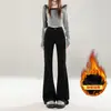 Elegantes jeans acampanados de pierna recta para mujer, nueva colección de otoño, moda retro americana, adecuados para tipo de cuerpo pera, modelo A13984