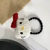 Elásticos de Cabelo Desenho Animado Estilo Japonês e Coreano Sanrio, Presilhas de Cabelo Versáteis Menininhas e Fofas, Elásticos de Cabelo de Pelúcia Frescos e Modernos