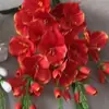 Espada de 5 Pontas Orquídea Flor Artificial Flor Falsa Atacado Fabricante Decoração de Casamento Engenharia Exibição de Flor de Seda Orquídea Espada Artificial