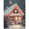 Pintura Sem Moldura de Natal da Amazon Transfronteiriça Estilo Nórdico Elemento de Natal Pintura Decorativa Sala de Estar Estudo Entrada Pintura para Pendurar