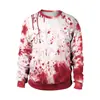Moletom Pulôver com Estampa Digital 3D de Abóbora Caveira Temático de Halloween Roupa para Festa Performance Casual Solto Manga Longa