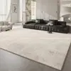 Alfombra de Venta Caliente Transfronteriza Sala de Estar Lujo Ligero Gama Alta Lavable Gris Minimalista Italiano Dormitorio Felpudo Hogar Sofá