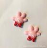 Resina Desenho Animado Laço da Minnie Palma Donut Acessórios DIY Adereço de Cabeça Infantil Case de Celular Creme Joias