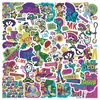 Pegatinas Numeradas Wtd, Pegatinas Lindas de Dibujos Animados para Laptops, Maletas, Termos, Juguetes para Niños, Pegatinas Decorativas