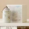 Bote para Té Osmanthus Gatito Yipin de Cerámica con Ceniza de Madera, Bote Sellado Pequeño Portátil de Gama Alta para Almacenamiento de Té, Bote Vacío