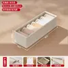 Caja de Almacenamiento para Ropa Interior Algodón y Lino Tianshan Compartimentada Calcetines Artefacto de Almacenamiento de Cajón Tres en Uno