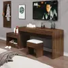 Mesas especiales para hoteles y casas de huéspedes, muebles de hotel, juego de armarios para equipaje de hotel, dormitorio completo para habitación estándar, mesa larga y mueble de TV