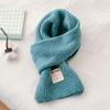Bufanda de Lana Conejo de la Fortuna Estilo Nuevo para Mujer Otoño e Invierno Estilo Coreano Versátil Linda Bufanda Protectora para el Cuello de Niñas para Estudiantes