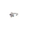 Anillo Dopamina Flor Dulce Simple Ins Diseño de Nicho Alto Gama Dedo Índice Ajustable Anillo Versátil