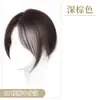 Aplique de Cabelo para Mulheres com Franja, Aplique de Cabelo com Aparência Natural para o Topo da Cabeça, Sem Costura, Leve, Respirável, Aplique de Cabelo com Coroa Alta