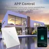 Panel Tuya Rf433 Estándar Europeo Un Solo Cero Fuego Universal Wifi Bluetooth Control Remoto Inteligente Tipo Interruptor de Vidrio Templado 86