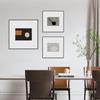Estilo Lujo Ligero Moderno Simple Alta Gama Mural Abstracto Pared Combinación Cuadrada Pintura Decorativa para Restaurante Pintura Colgante para Comedor