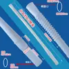 Lavadora de impulsor tubería de rebosadero interno conexión de plástico drenaje agua interna manguera corrugada transparente tubería mecánica