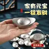Lingotes de Imitación de Plata Realista y Adornos de Barra de Plata, Decoraciones de Estilo Chino para Mejorar la Fortuna, Regalos de Apertura o Inauguración de Casa